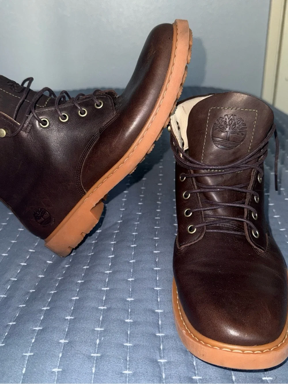 TIMBERLAND MEN’S BELANGER EK+ 6 WATERPROOF CHUKKA RUST FULL GRAIN A42W9 Sz 7